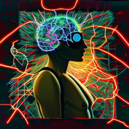 Holographic Figure in Divided Society: PsyArt Horror