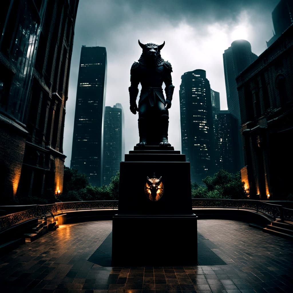 Controversial Statue in the Courtyard of the Mayor's Office ...