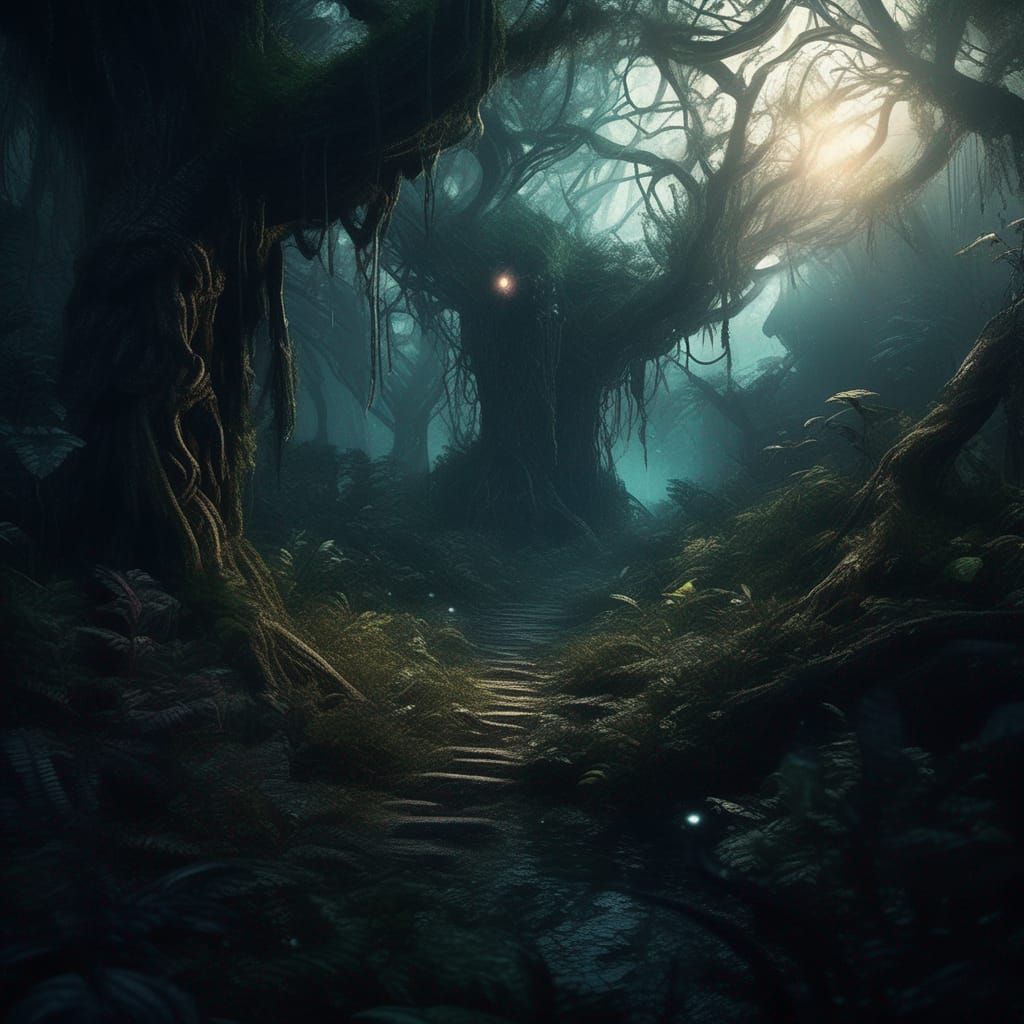 Lost Adventurers in Hostile Magic Forest