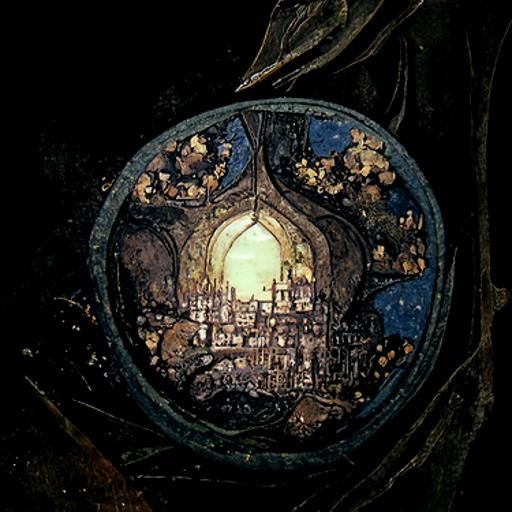 Elven City of Gondolin in Baroque Style