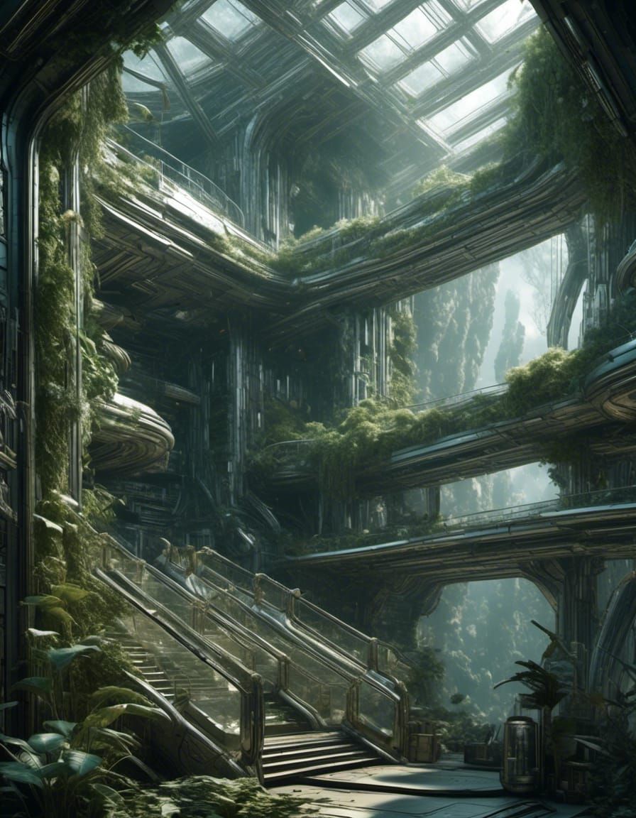 <lora:Sci-Fi Rooms:1.0> Explosive parasitic epiphyte in huma...