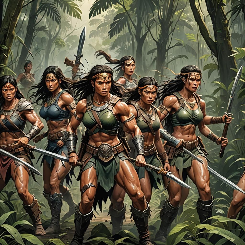 Amazon Warriors Emerge from the Jungle
