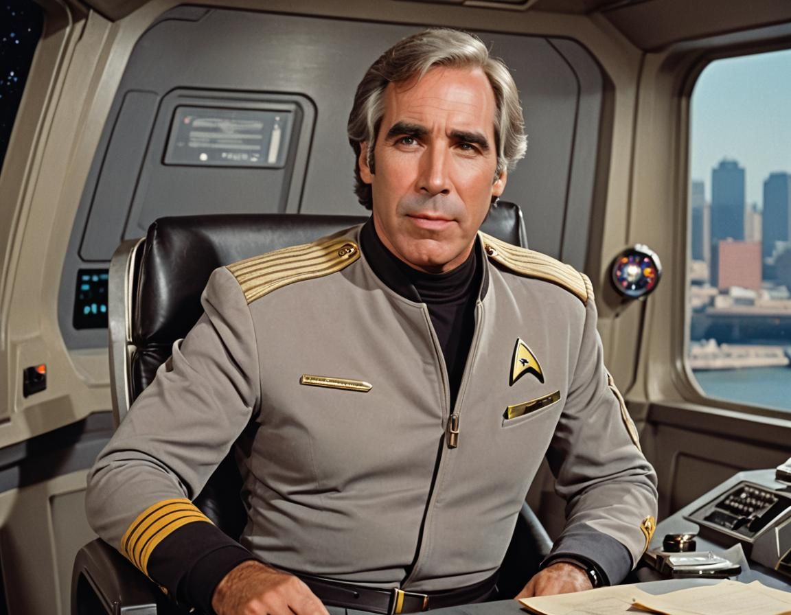 Henry Winkler as a starfleet captain