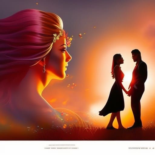 Hyperrealistic Men's Love: Splash Art Concept