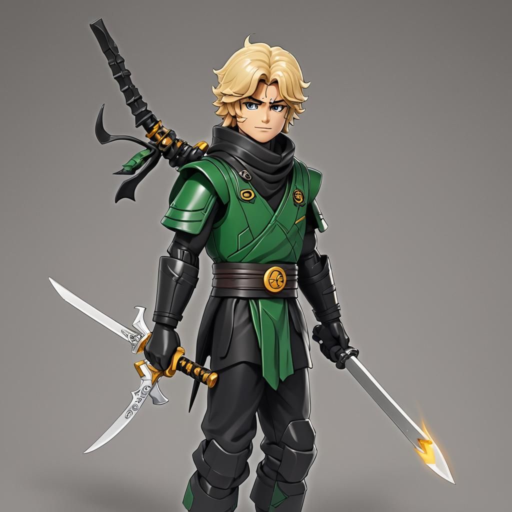 Lloyd Garmadon in Anime Style, 4K HD