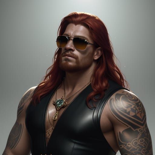 Mysterious Wrestler in Dark Fantasy Arena