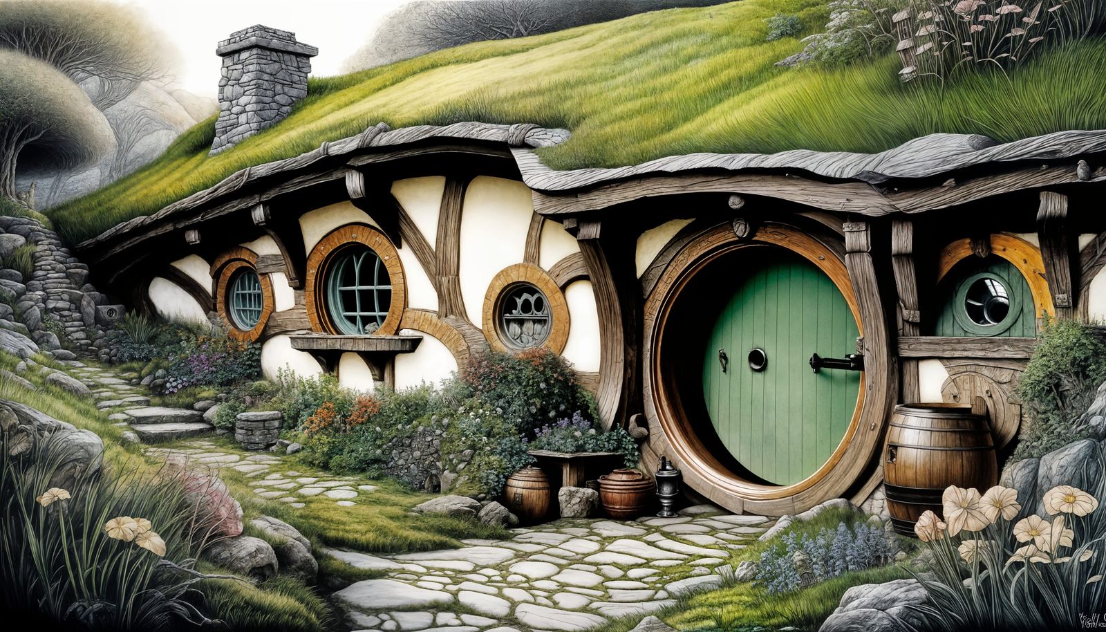 The road goes ever on and on, down from the door where it be...