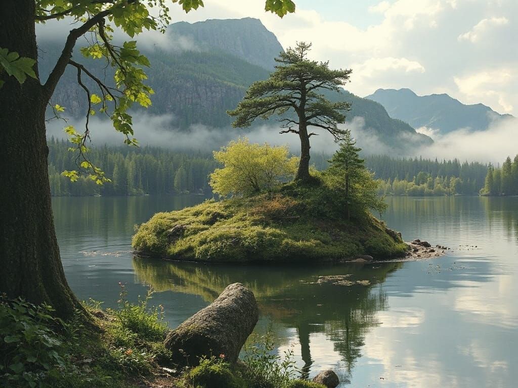 Leafy Island Heron Sanctuary: A Faery Tale