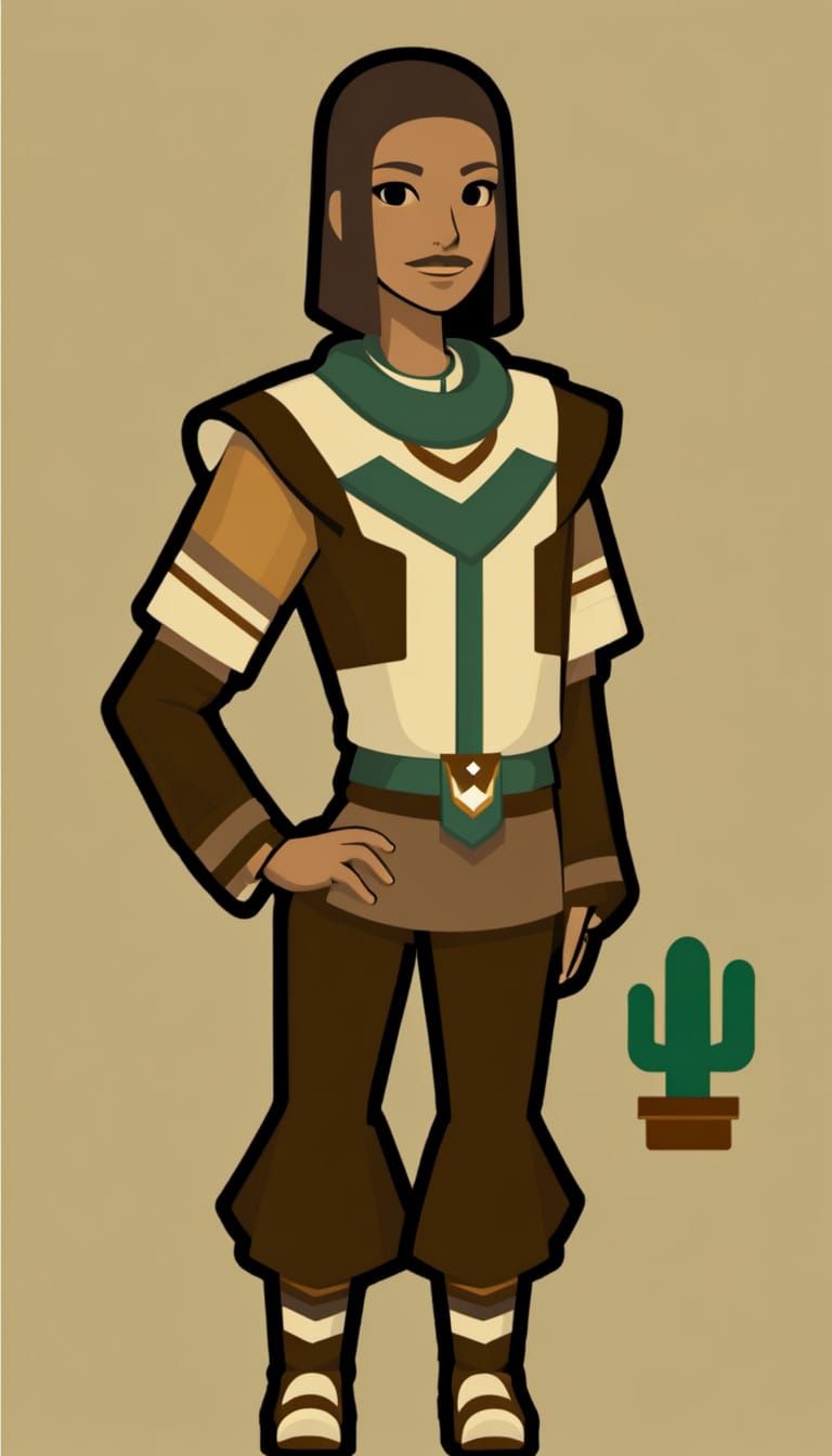 Shoshone Diplomat Woman with Eagle Wings in Seventies Style