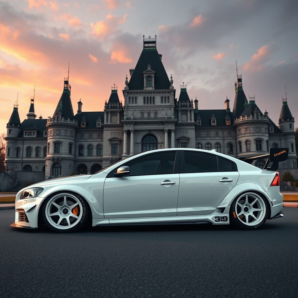 Volvo S40 as Modern Concept Car in Fantasy Style