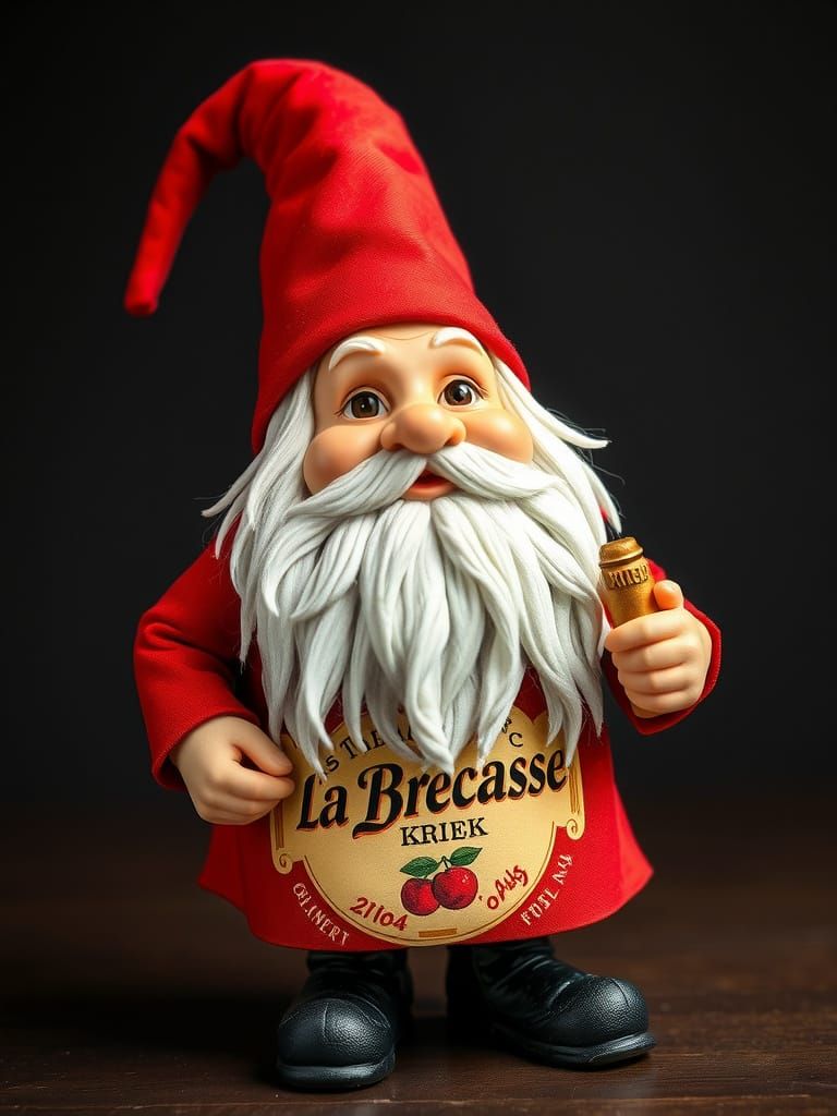 Dwarf Disguised as La Bécasse Kriek Beer Bottle