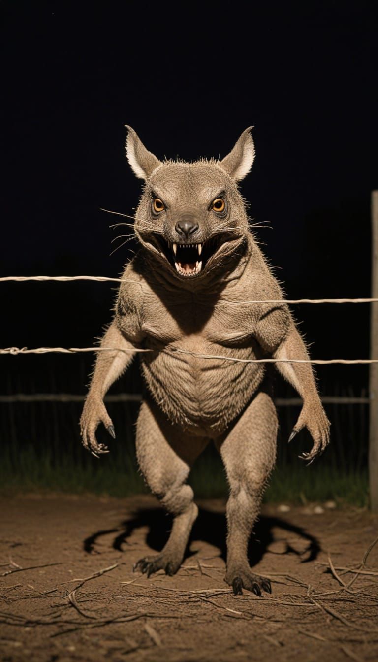 Mysterious Chupacabra Caught in Midnight Snare