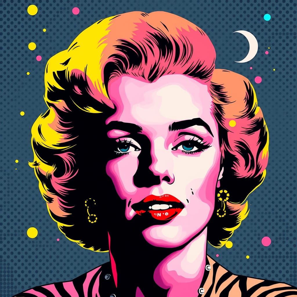 (Pop Art:13) Liechtenstein Marilyn Monroe