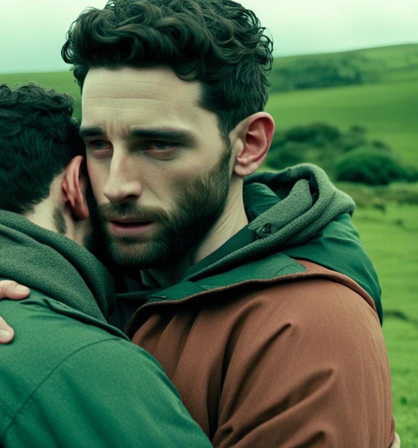 Loving Embrace: Cinematic Moment of Intimacy