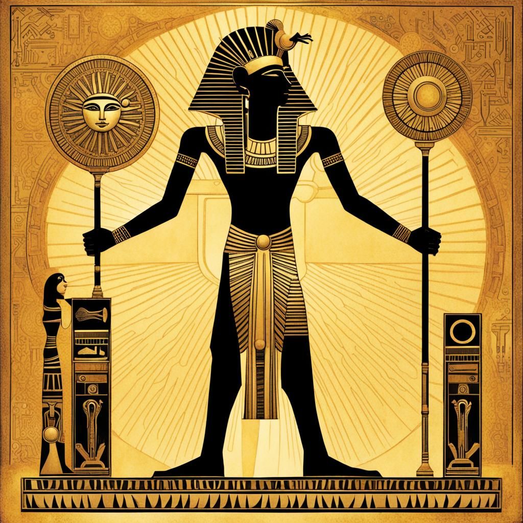 Mechanical Egyptian Ra, the Sun God