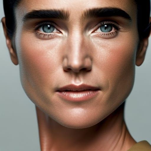 Jennifer Connelly Portrait in Professional Photography Style
