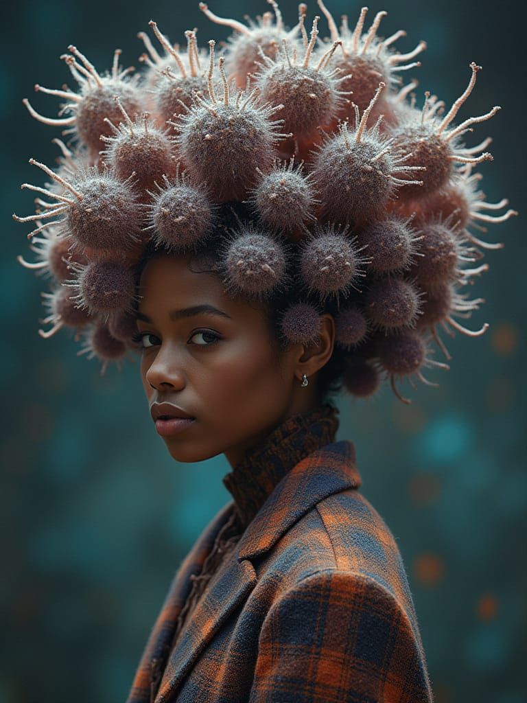 Tweed Tardigrade Up-Do Clothed in Fabric of the Universe