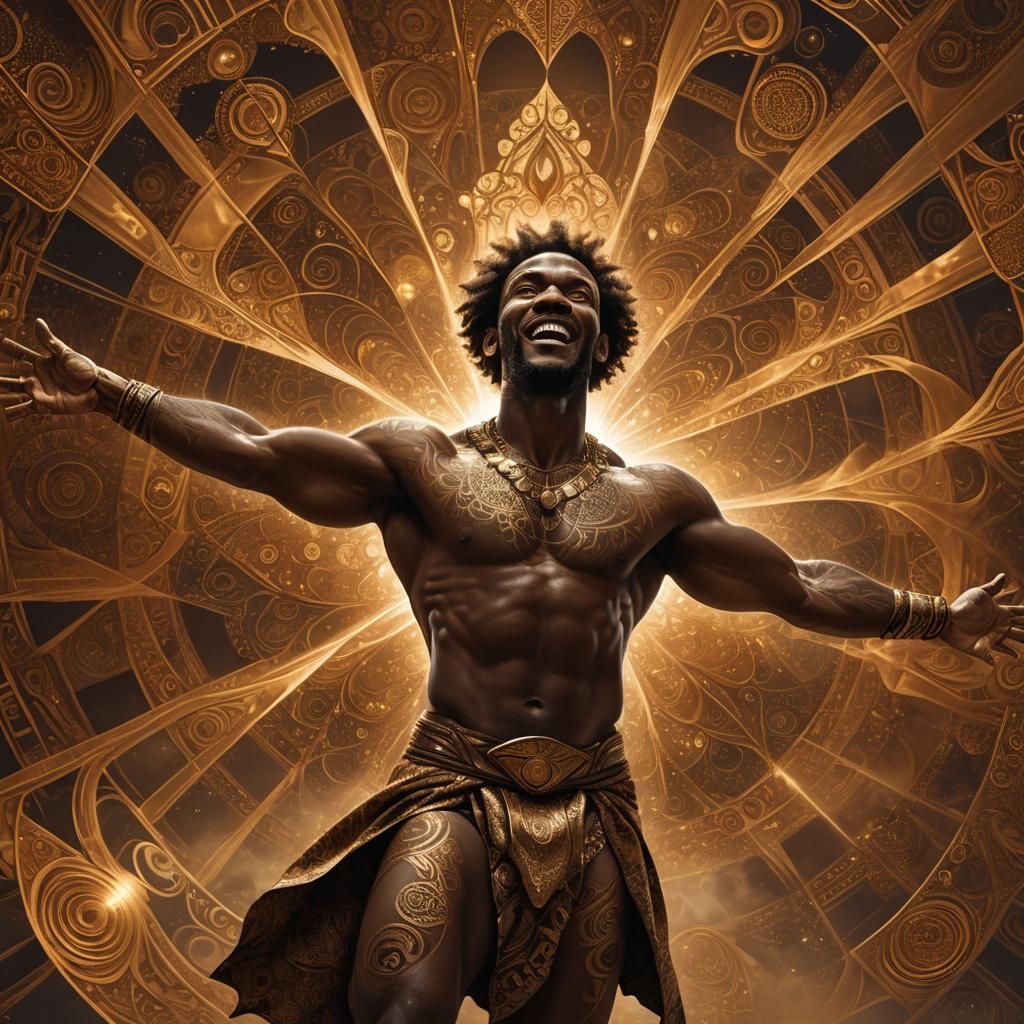 Fractal Exaltation: Fantasy Art in Matte Painting Style