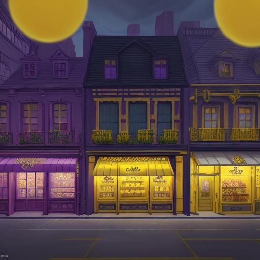 A yellow and purple lady slippers shop