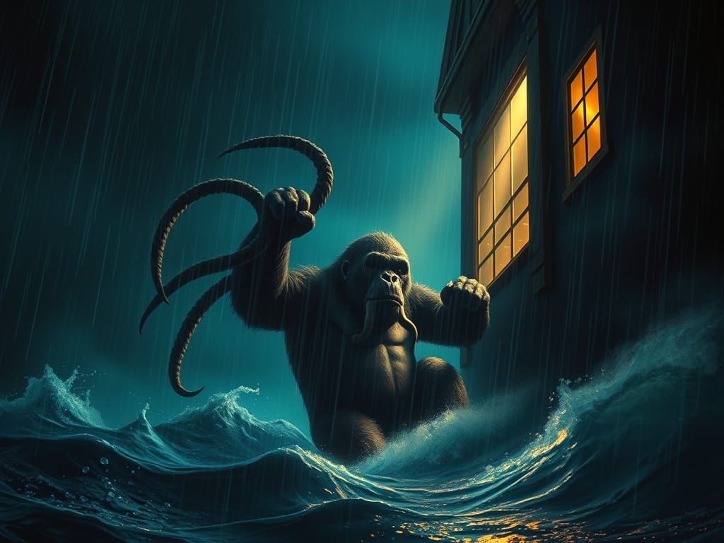 Cthulhu's Grasp: Gorilla in the Deep Ocean