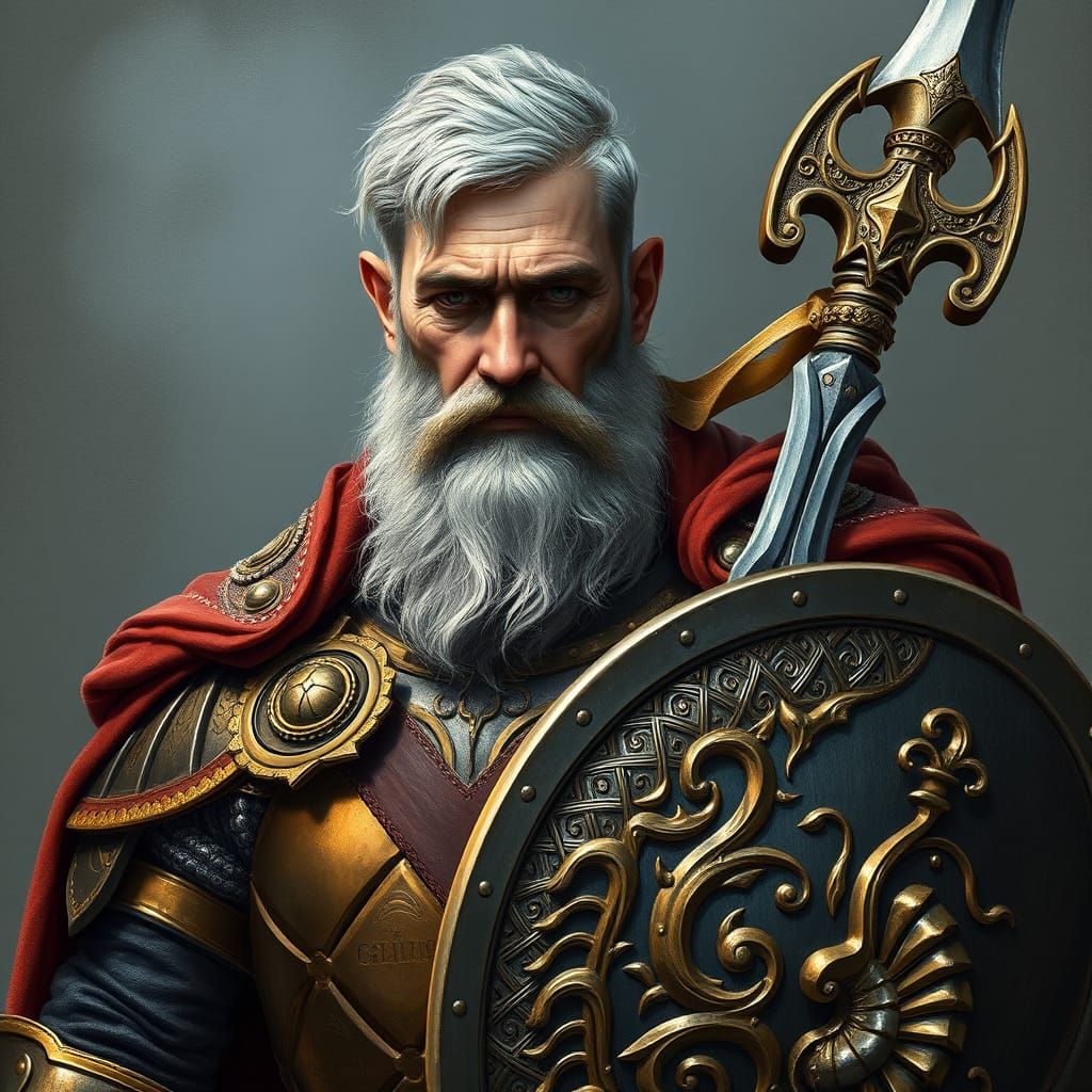 Imperial Legate Portrait in Digital Art Style