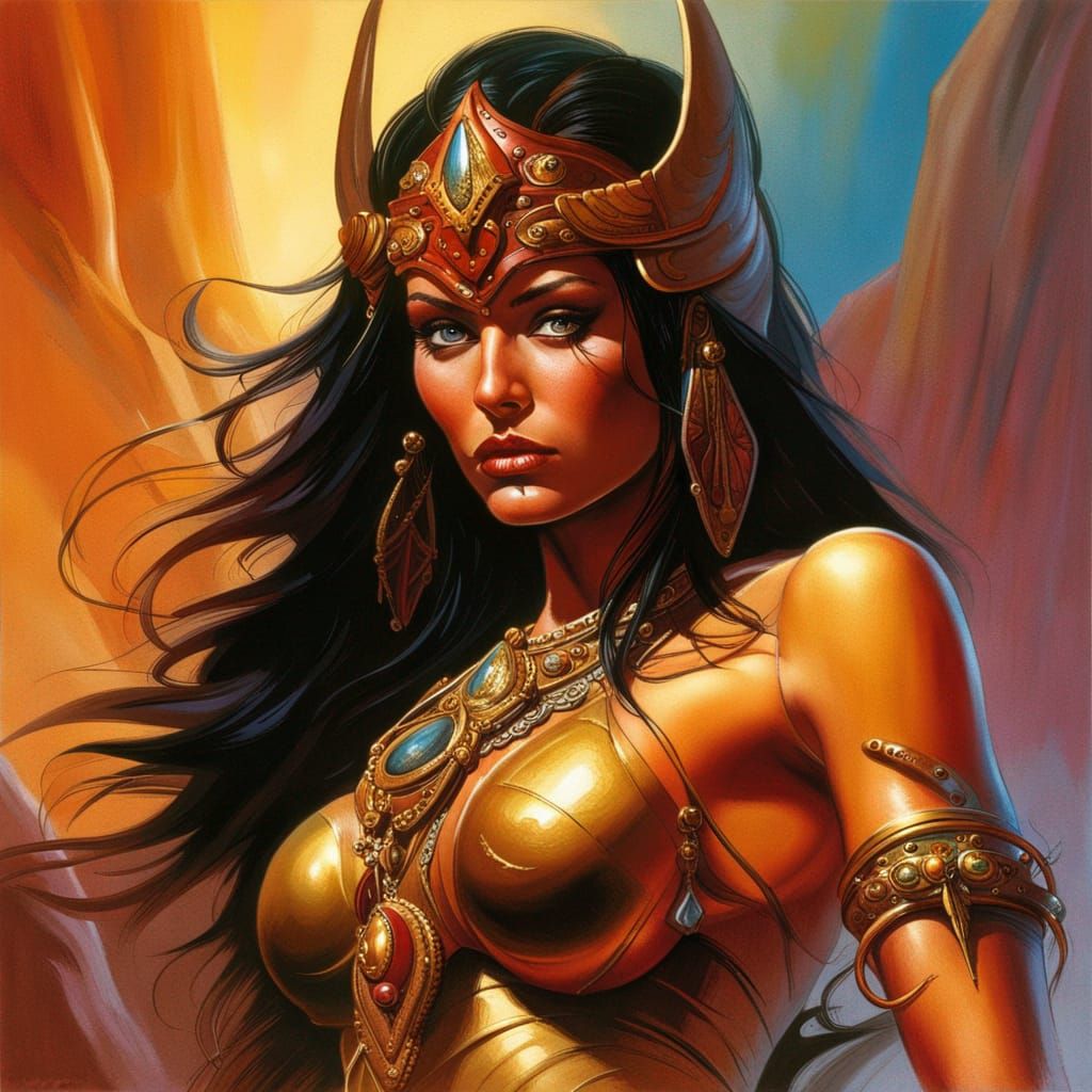 Dejah Thoris: Hyperrealistic Art with Dramatic Lighting