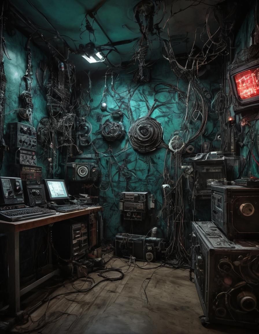 Nordic Dwarfish Artifacts in Protopunk Gothic Style