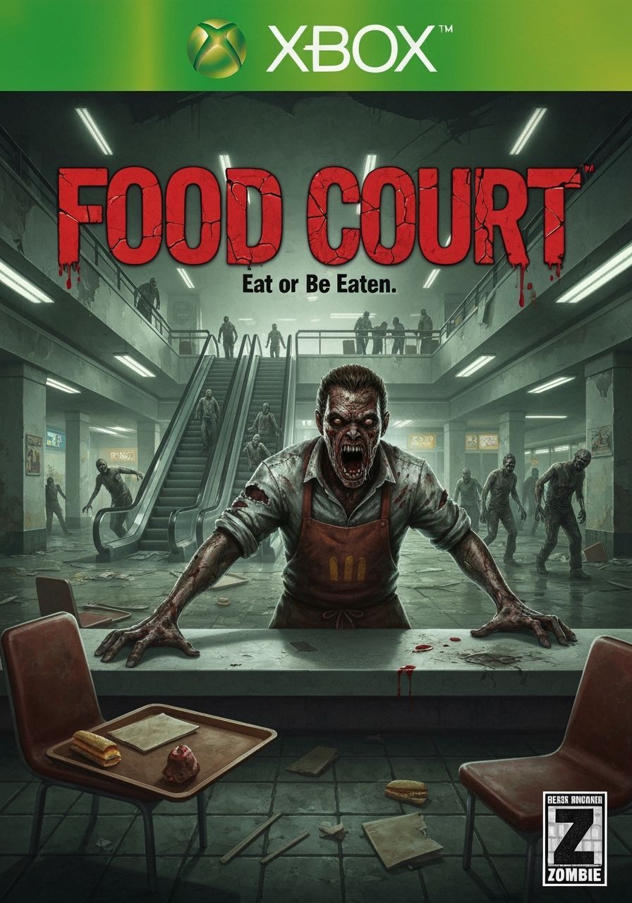 Zombie Food Court: Survival Horror Xbox Cover Art