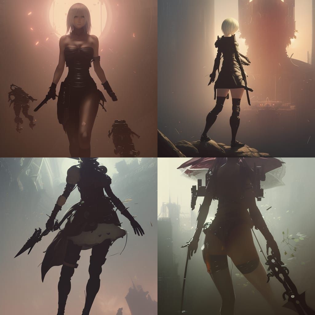 Nier Automata: Dark Fantasy Masterpiece in 8k