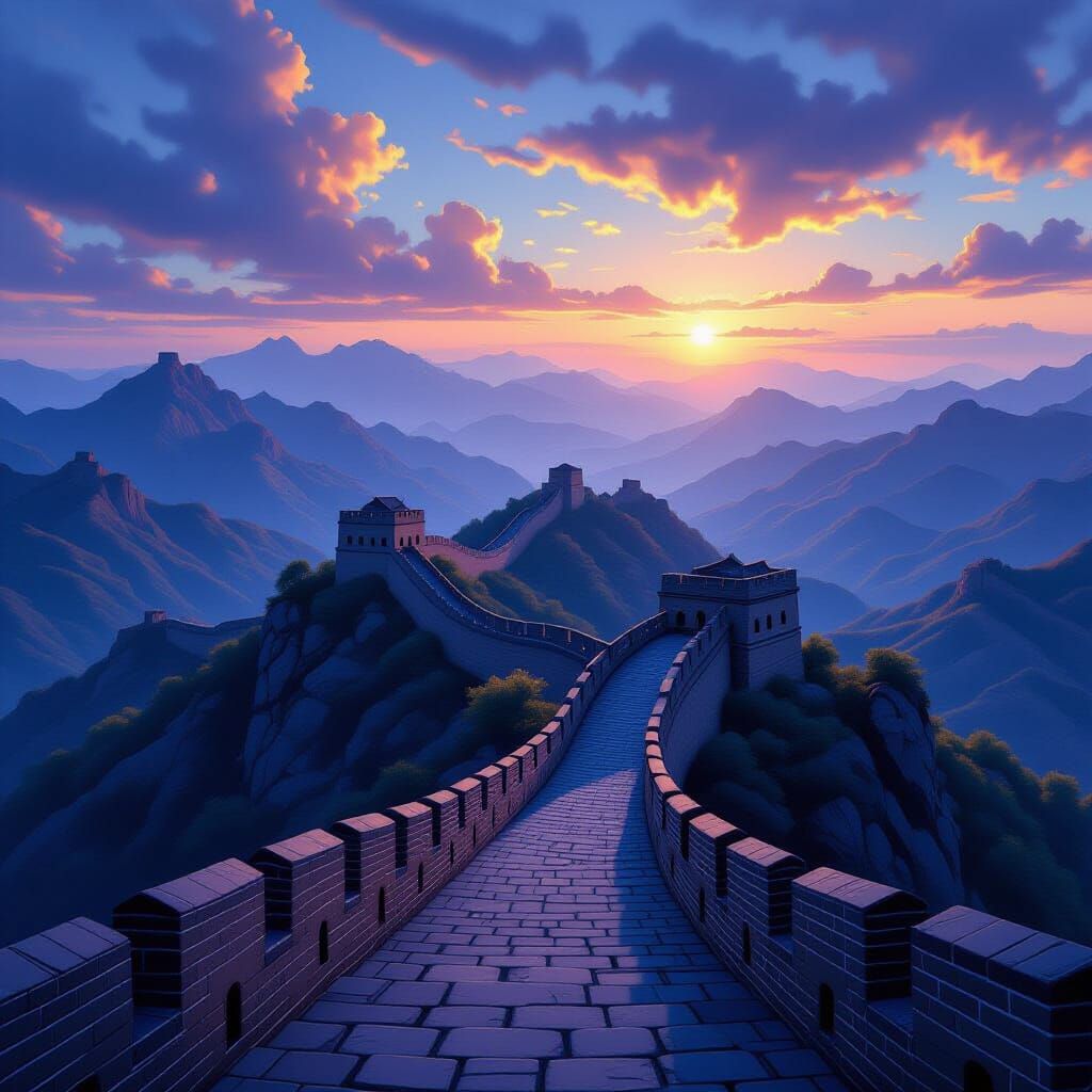 Great Wall of China: Atmospheric Realism