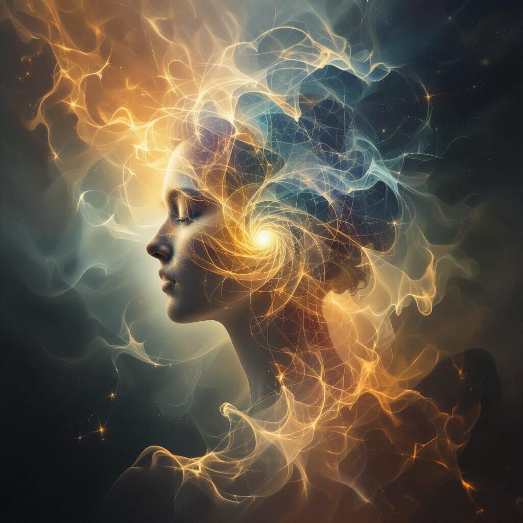 Abstract Mindscape: Ideas Emerge in Ethereal Consciousness