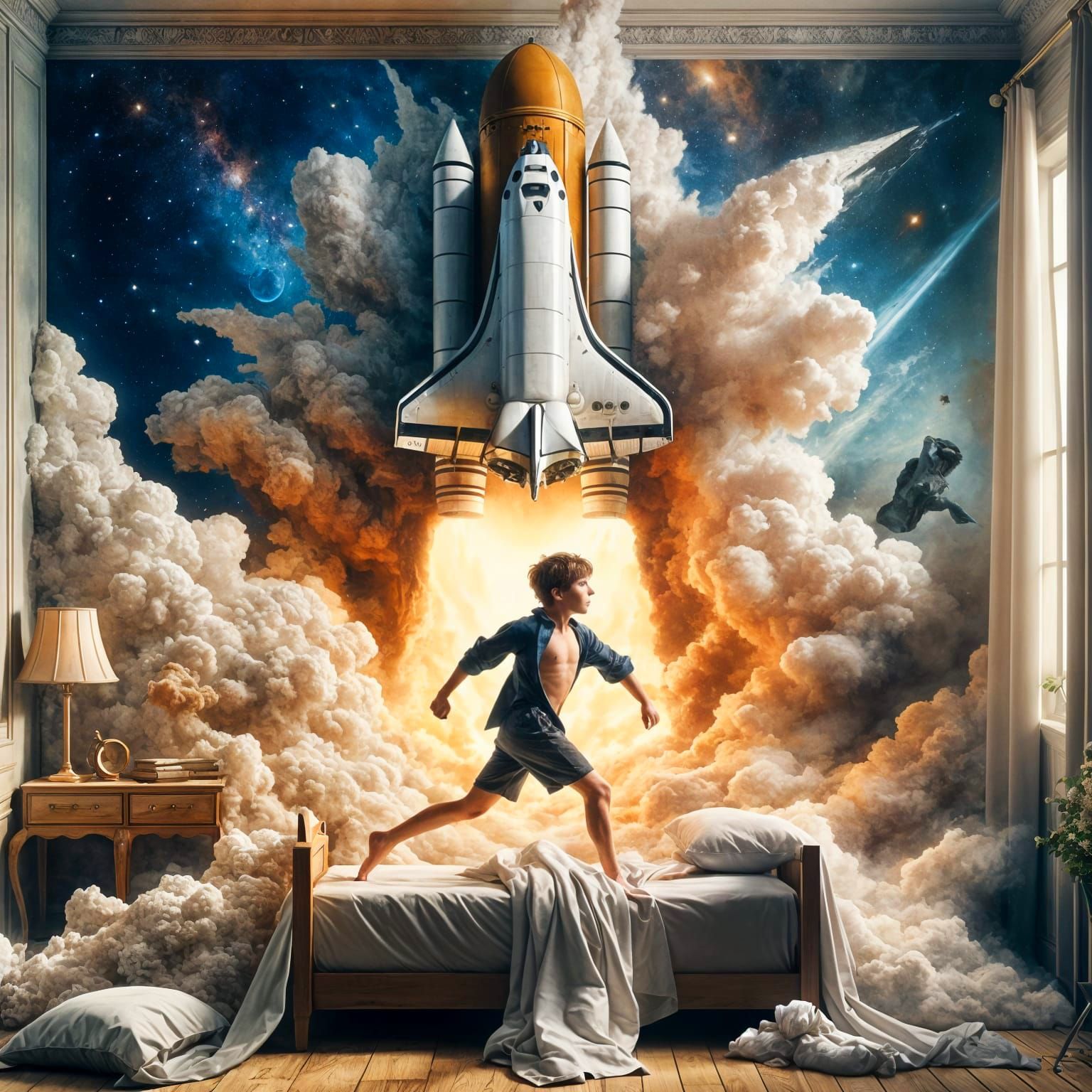 We have lift-off, Mission Control.