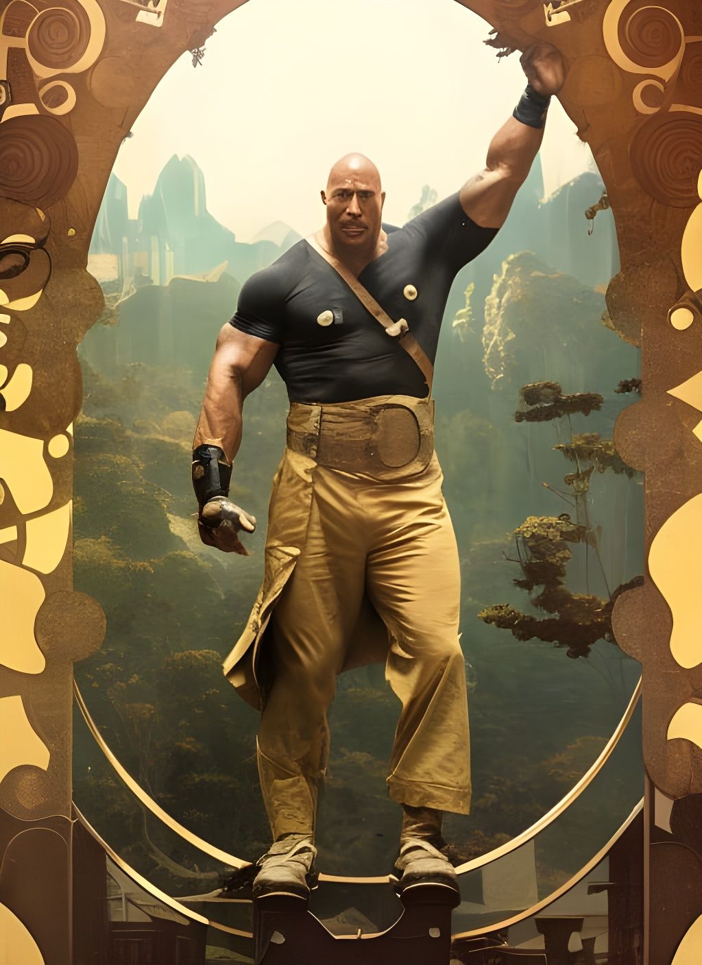 Dwayne Johnson as Mickey Mouse: Movie Poster Art