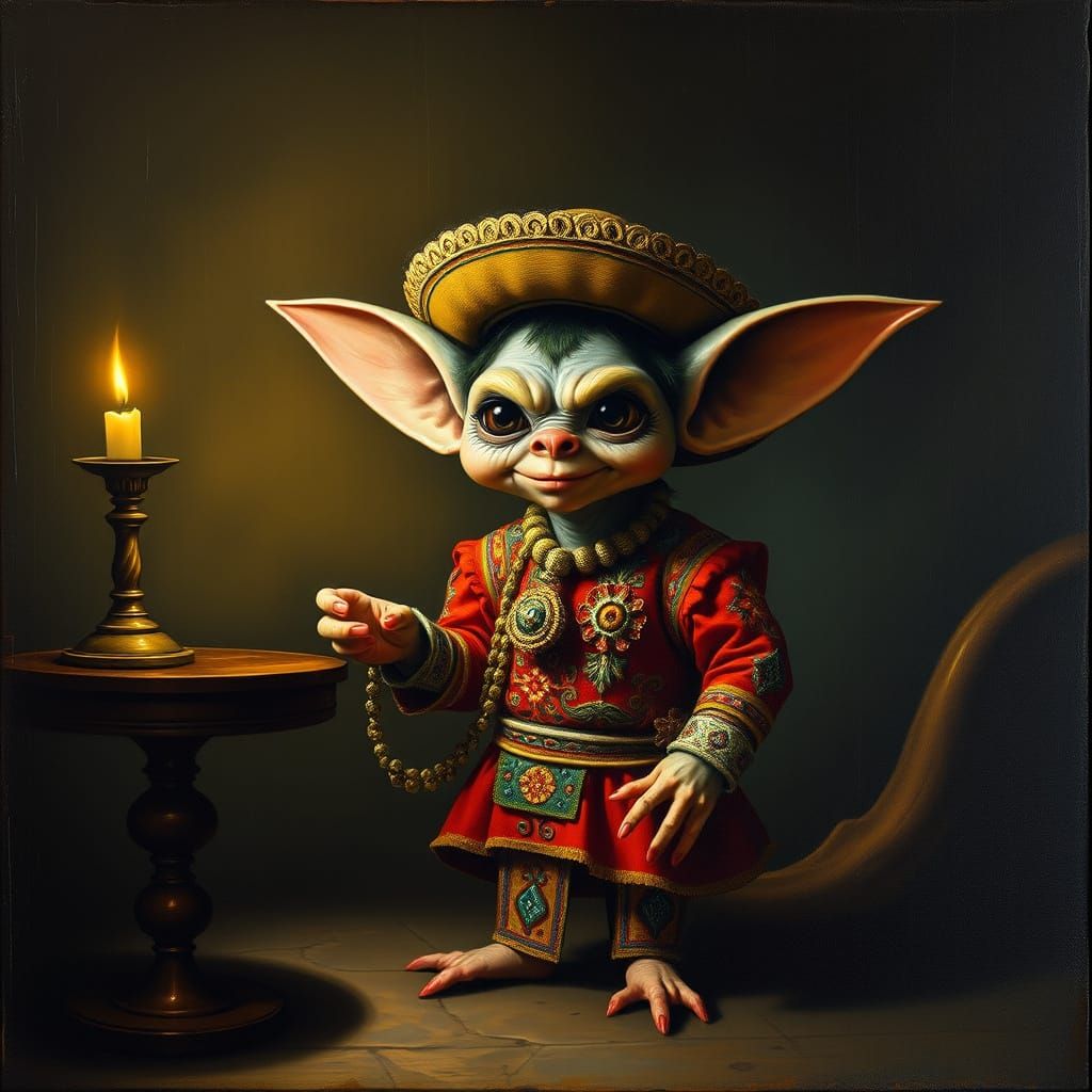 Mexican Gremlin in Baroque Dreamscapes