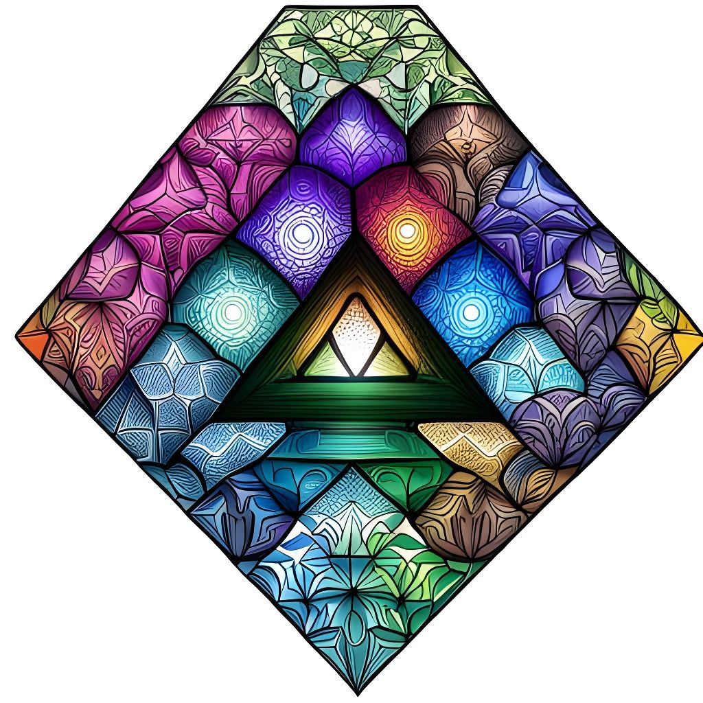 Geometric Galaxy in Zentangle Vector Art