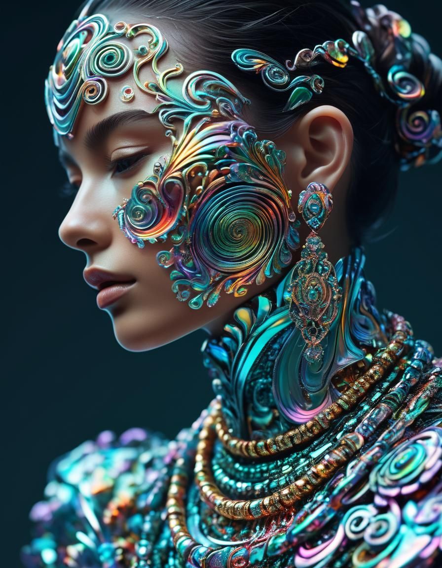 Wearable Art Jewelry in Surreal Style