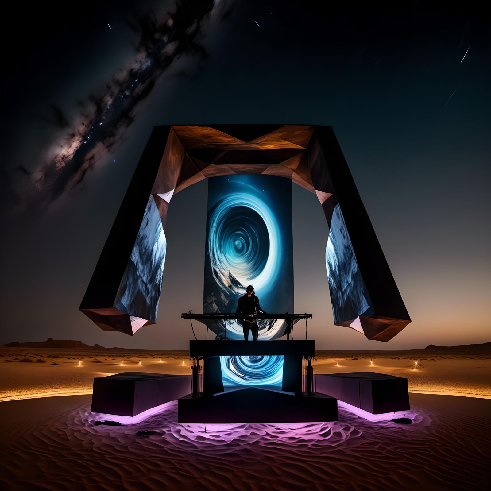 David Guetta's "The Monolith" AlUla. Homage 2/4. David Guett...