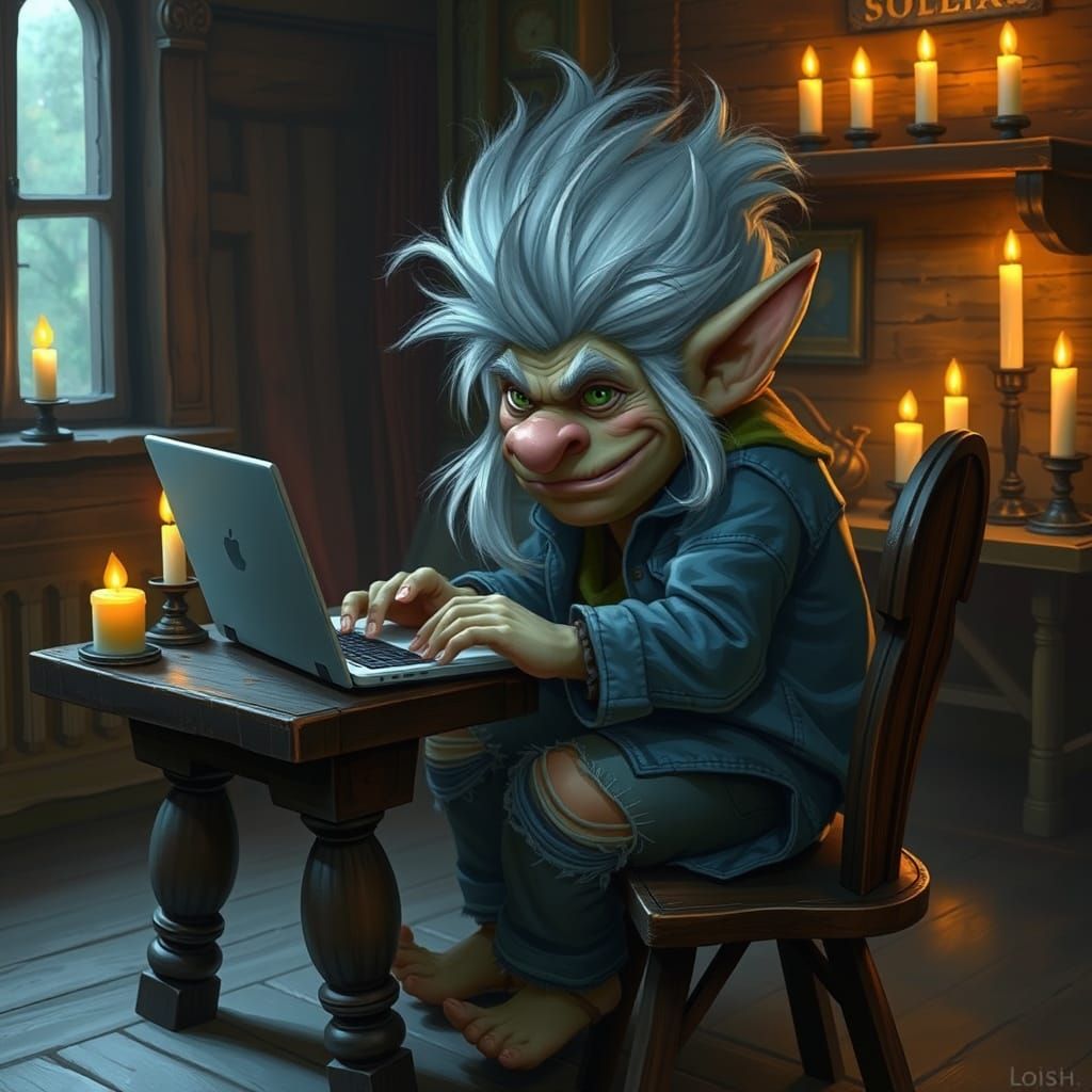 Get back under your bridge Troll!