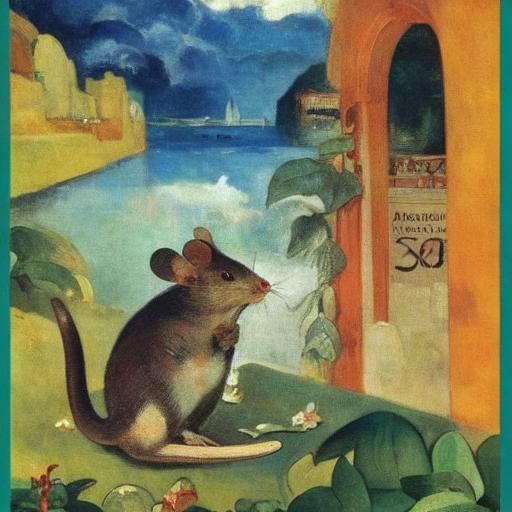 Mouse in Exile: Vintage Travel Poster