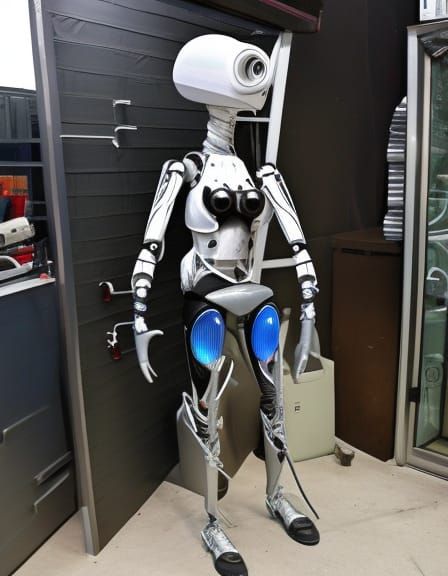 Cyberpunk Alien Animatronic Mannequin