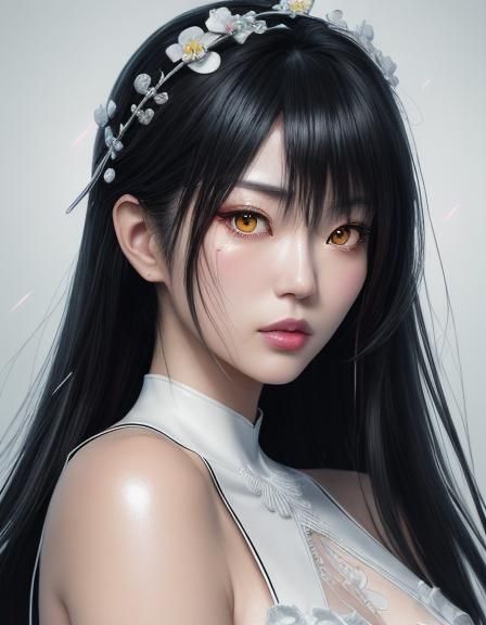 Kurumi Tokisaki Close-up in Ultra Realistic Style