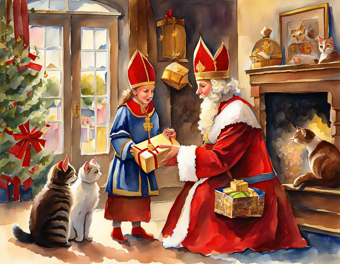Tonight the children tradition of "Sinterklaas" is celebrated in many Dutch-speaking countries. Fijne pakjesavond!π