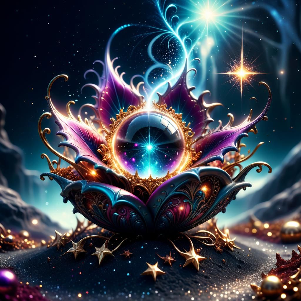 Surreal Magic Source in Detailed Digital Art