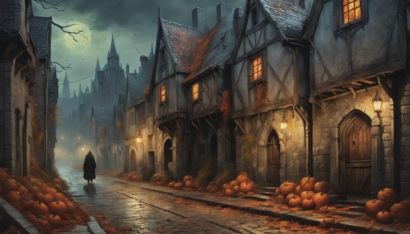 Cthulhu's Medieval Street: A Death Metal Horror