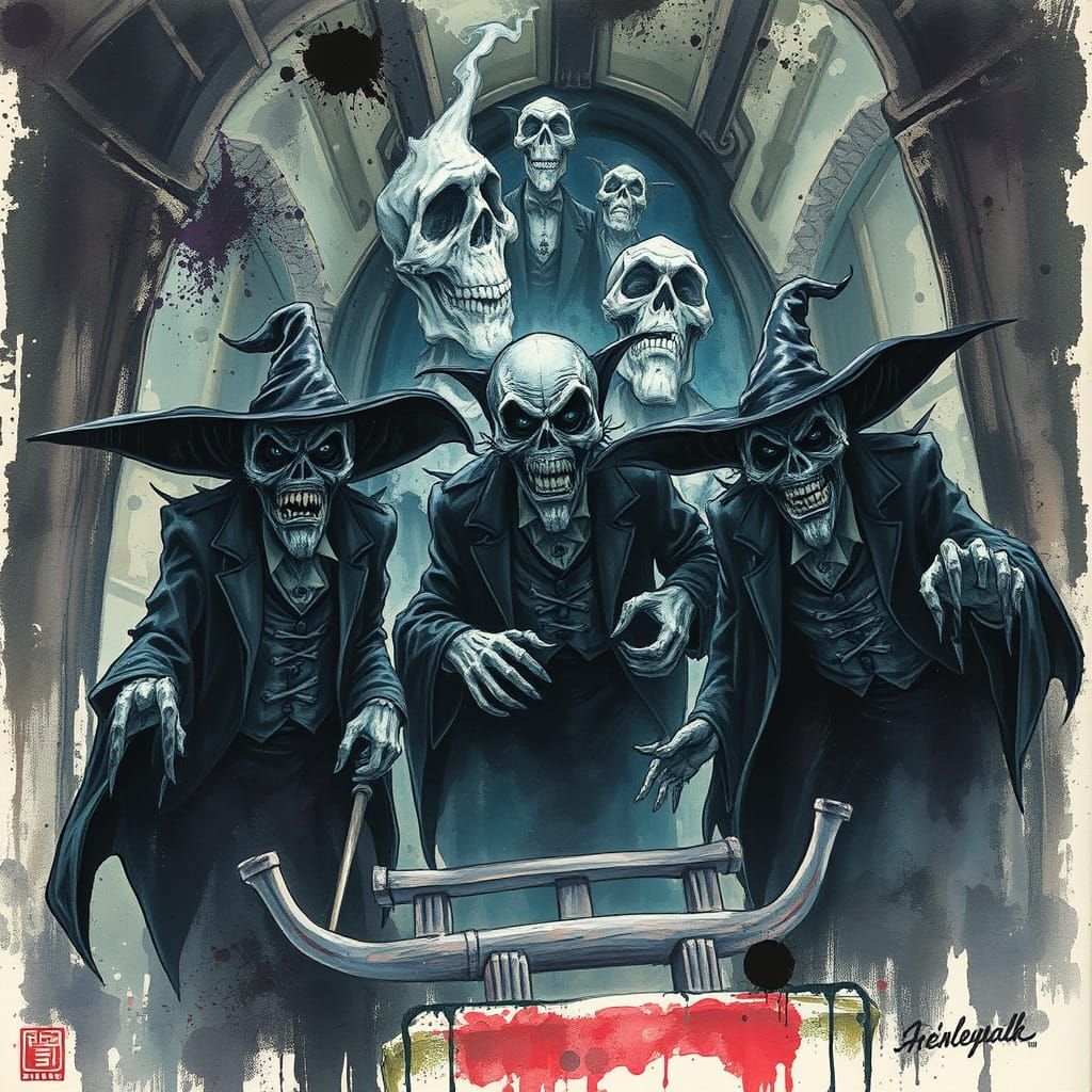 Eerie Victorian Spirits Haunt Disney's Haunted Mansion