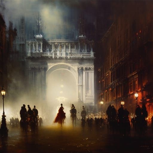 Phantom of the Opera: Sinister Matte Painting