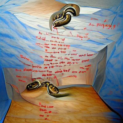 Hyperrealistic Surreal Snake Pit