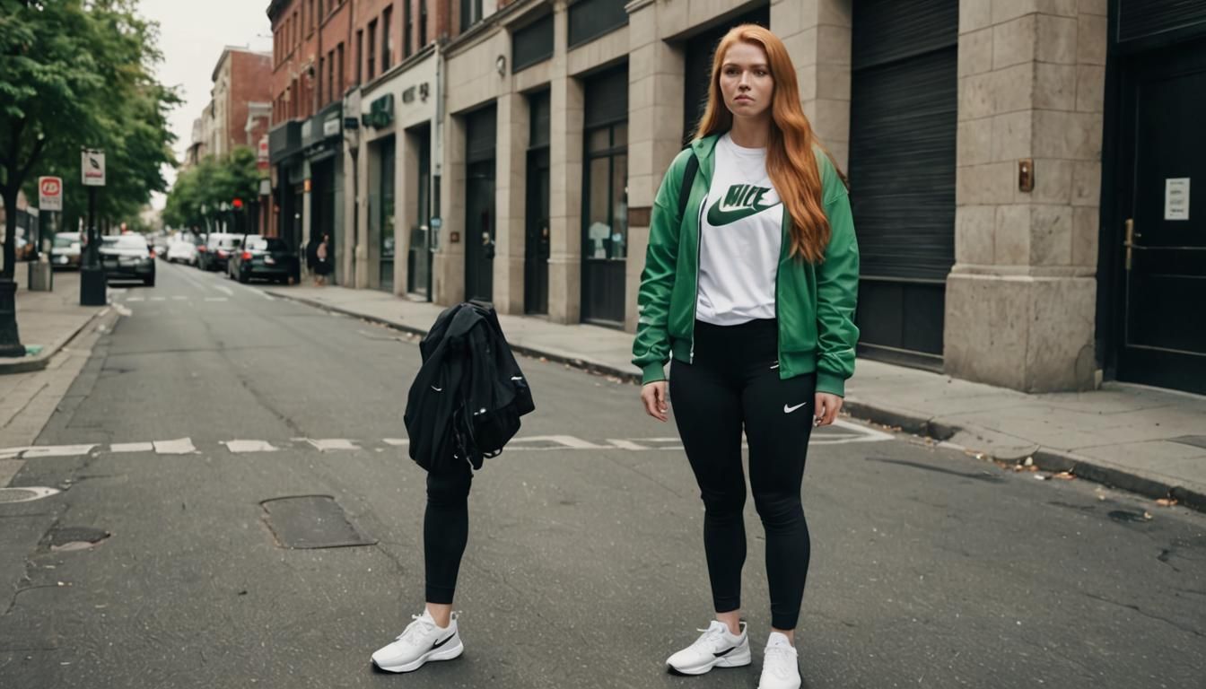 25 year old woman, Strawberry blonde long hair, chubby cheek...