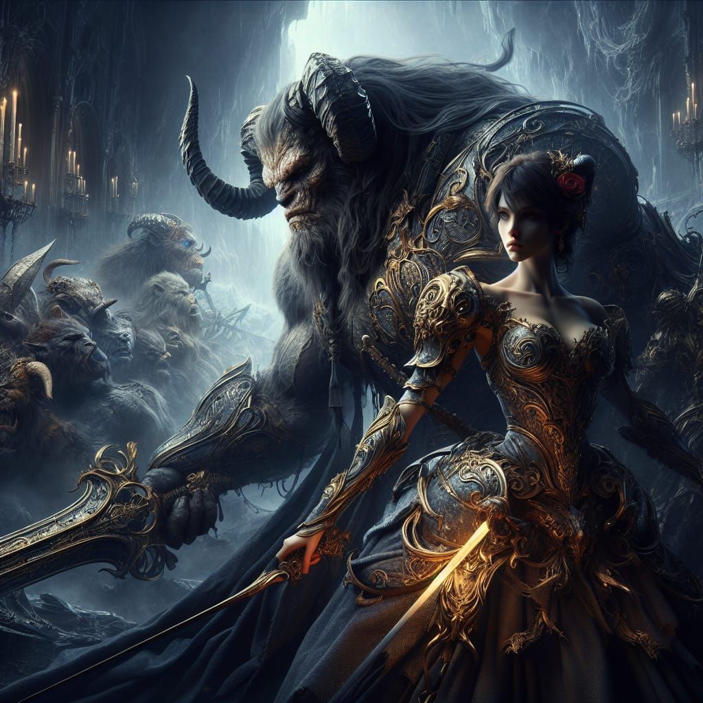 Dark Fantasy Variation The Beauty And The Beast