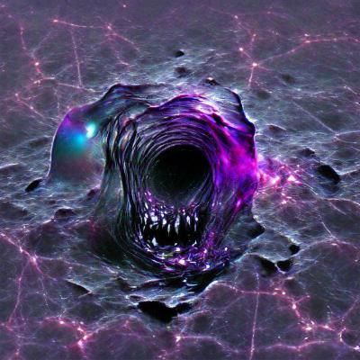 AI Interpretation of an Empty Prompt: Black Void